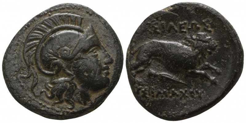 Kings of Thrace. Uncertain mint. Lysimachos 305-281 BC.
Bronze Æ

19mm., 4,18...