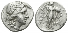 Thessaly. Thessalian League circa 100 BC. Drachm AR