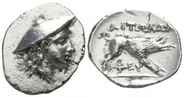 Aetolia. Uncertain mint. Aitolian League circa 160-145 BC. Hemidrachm AR