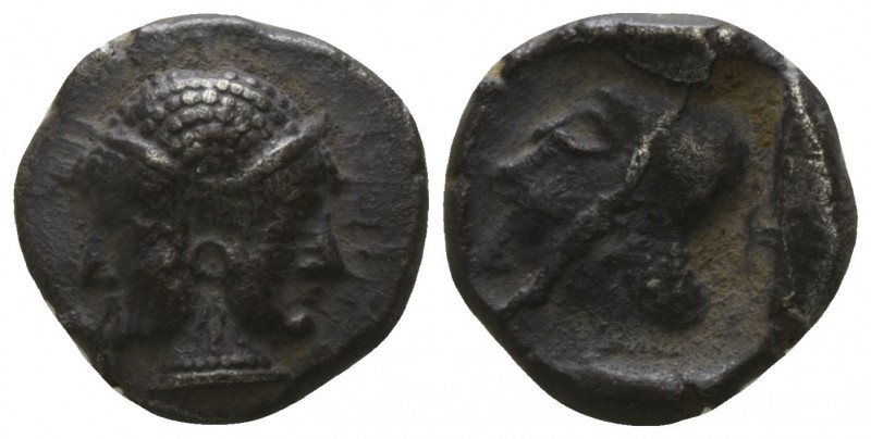 Mysia. Lampsakos circa 500-490 BC.
Diobol AR

10mm., 1,20g.

Female janifor...