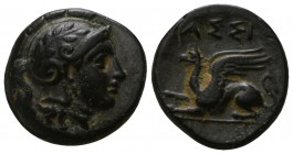Troas. Assos  circa 400-241 BC. Bronze Æ