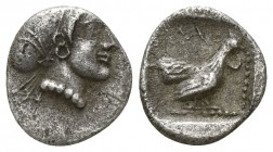 Troas. Dardanos 400-300 BC. Hemiobol AR