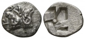 Troas. Kebren  circa 500-400 BC. Obol AR