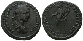 Moesia Inferior. Marcianopolis. Elagabalus AD 218-222. Julius Antonius Seleucus, consular legate.. Tetrassarion AE