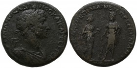 Thrace. Perinthos. Hadrian AD 117-138. Maec- Nep-, presbeutes and antistrategos.. Bronze Æ