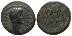 Phrygia. Laodikeia. Gaius, adopted by Augustus AD 4. Bronze Æ