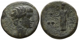 Phrygia. Laodikeia . Augustus 27 BC-14 AD (or Tiberius 14-37 AD). Bronze Æ