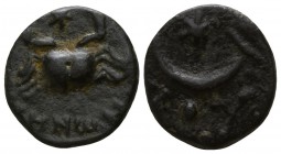 Mesopotamia. Carrhae. Pseudo-autonomous issue circa AD 200. Bronze Æ
