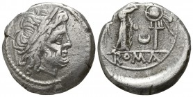 Anonymous 207 BC. Rome. Victoriatus AR