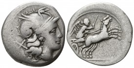 Anonymous 157-156 BC. Rome. Denar AR