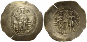 John II Comnenus AD 1118-1143. Thessalonica. Aspron Trachy EL