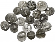 Lot of 19 greek silver fractions / SOLD AS SEEN, NO RETURN!