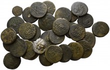 Lot of 31 greek bronze coins / SOLD AS SEEN, NO RETURN!