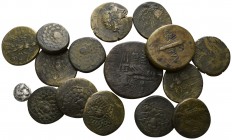 Lot of 16 greek bronze coins from Pontos / SOLD AS SEEN, NO RETURN!