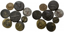 Lot of 8 greek bronze coins from Pontos / SOLD AS SEEN, NO RETURN!