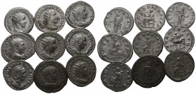 Lot of 9 imperial antoniniani / SOLD AS SEEN, NO RETURN!