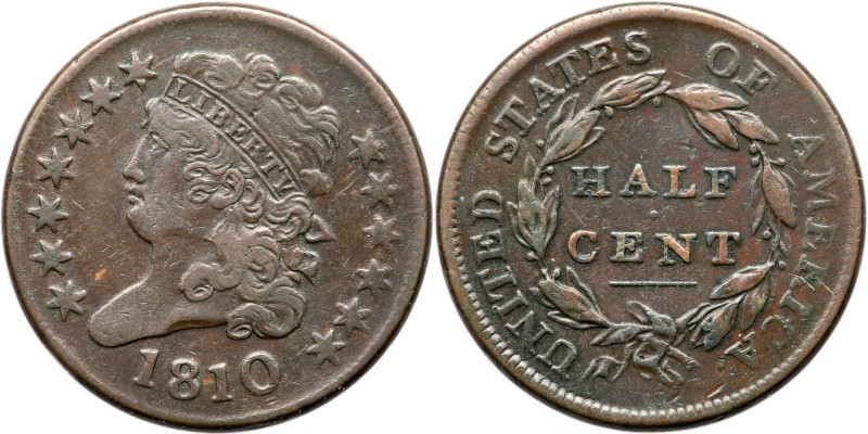 1810 C-1 R1 VF25. Nice glossy chocolate brown and steel. Smooth with only trivia...