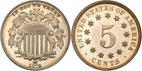 1879/8 Shield Nickel. PCGS PF66