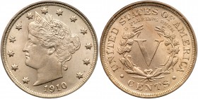 1910 Liberty Nickel. PCGS MS65
