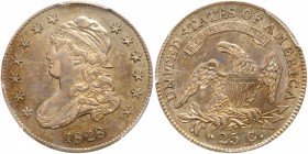 1828 Capped Bust Quarter Dollar. PCGS AU50