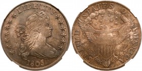 1803 Draped Bust Dollar. NGC MS63