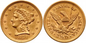 1851 $2.50 Liberty