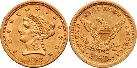 1862 $2.50 Liberty