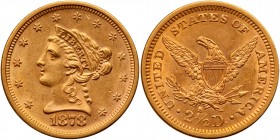 1878-S $2.50 Liberty. PCGS AU58