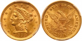 1899 $2.50 Liberty. PCGS MS63