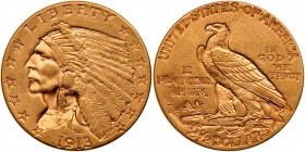 1913 $2.50 Indian. PCGS AU58