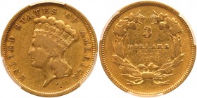 1854 $3 Gold