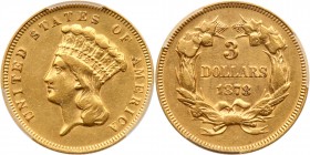 1878 $3 Gold