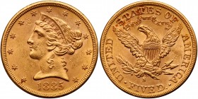 1885-S $5 Liberty