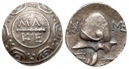 Macedonian Kingdom. Philip V. Silver Tetrobol (2.49 g), 221-179 BC. EF