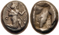 Achaimenidian Kingdom. Darius I to Xerxes I. Silver Siglos (5.29g), 505-480 BC. VF