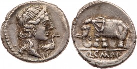 Q. Caecilius Metellus Pius. Silver Denarius (3.52 g), 81 BC
