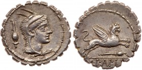 L. Papius. Silver Denarius (4.21 g), 79 BC