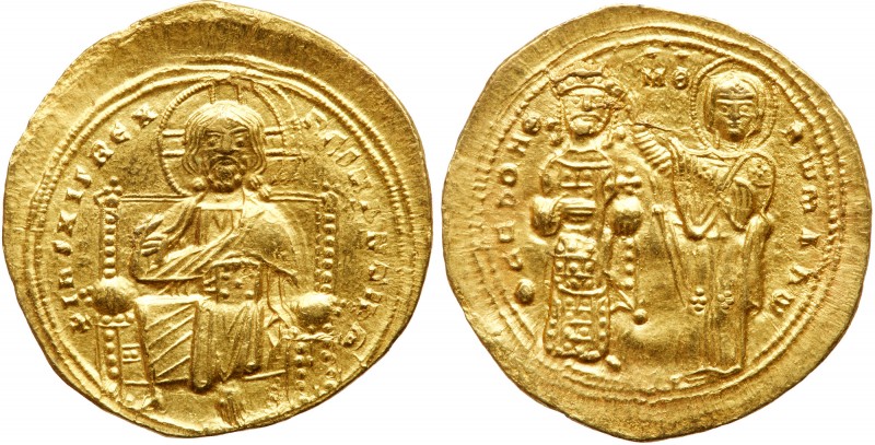 Romanus III Argyrus. Gold Histamenon Nomisma (4.40 g), 1028-1034. Constantinople...