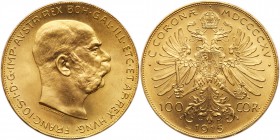 Austria. 100 Corona, 1915. BU