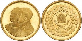 Iran. Commemorative Gold Medal, MS2535 (1976). PCGS MS64