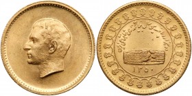 Iran. Gold Commemorative Medal, SH1350 (1971).. MS66