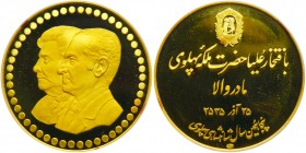 Iran. Gold "Mother Day" Medal, MS2535 (1976). PCGS PF68