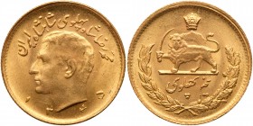Iran. ½ Pahlavi, SH1345 (1966).. BU