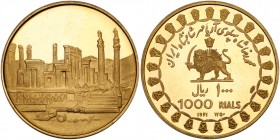 Iran. 1000 Rials, SH1350/1971. PCGS PF64