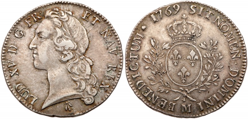 France. Ecu, 1769-M (Toulouse). Dav-1331; Gad-322; KM-512.13. Louis XV. PCGS gra...