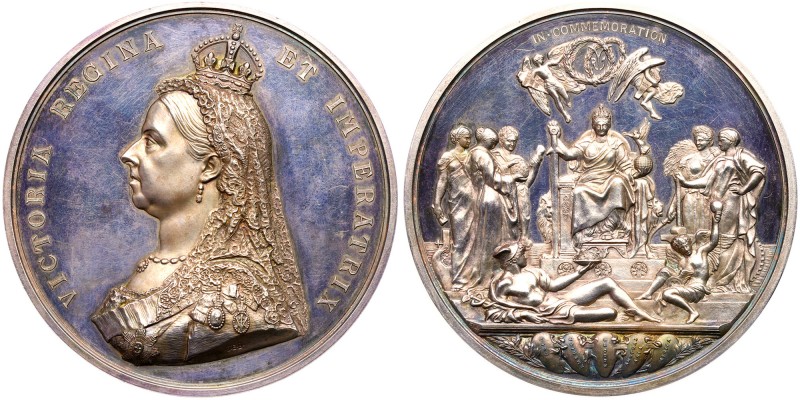 Great Britain. Golden Jubilee Silver Medal, 1887. Eimer-1733b; BHM-3219. Silver....