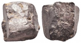 Archaic Greek, Hacksilber, circa 5th-3rd Century BC. AR Silver.
Condition: Very Fine


Weight: 9,9 gram
Diameter: 16,2 mm