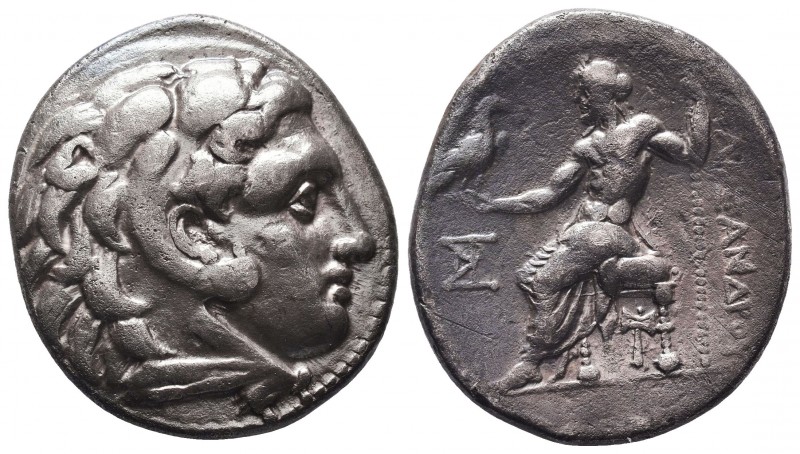 KINGDOM of MACEDON. Alexander III 'the Great', 327-323 BC.AR Tetradrachm.
Condit...