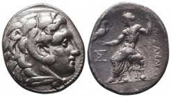 KINGDOM of MACEDON. Alexander III 'the Great', 327-323 BC.AR Tetradrachm.
Condition: Very Fine


Weight: 16,8 gram
Diameter: 26,7 mm