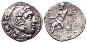 KINGDOM of MACEDON. Alexander III 'the Great', 327-323 BC.AR Drachm.
Condition: Very Fine


Weight: 3,9 gram
Diameter: 17 mm